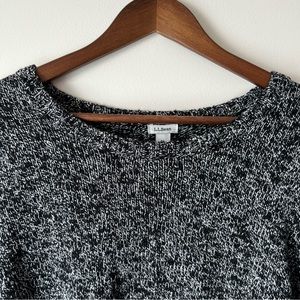 LL Bean Cotton Ragg Marled Crewneck Sweater XL